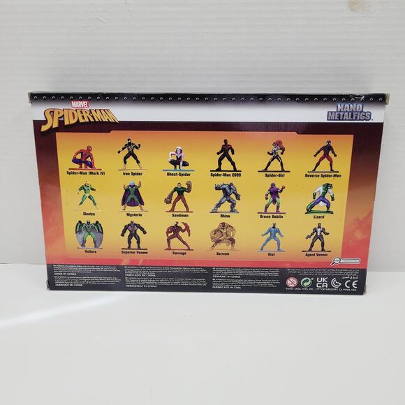 Nano MetalFigs Marvel SpiderMan Series 7 Jada Toys Die-Cast Figures 18 count NEW - Picture 6 of 11
